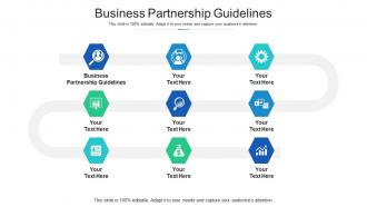Business partnership guidelines ppt powerpoint presentation gallery slide cpb