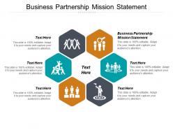 Business partnership mission statement ppt powerpoint presentation gallery pictures cpb