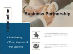 Business partnership powerpoint show