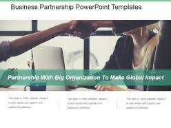 Business partnership powerpoint templates