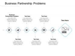 Business partnership problems ppt powerpoint presentation icon graphic tips cpb