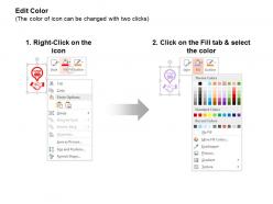 Business partnership profit sharing analysis pie chart ppt icons graphics
