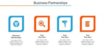 Business Partnerships Ppt Powerpoint Presentation Ideas Cpb