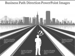 Business path direction powerpoint images