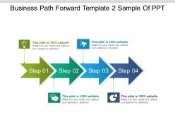 Business path forward template 2 sample of ppt