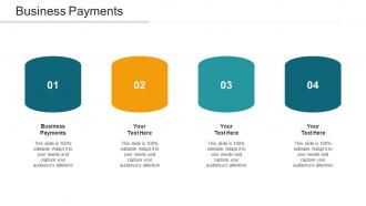 Business Payments Ppt Powerpoint Presentation File Infographics Cpb