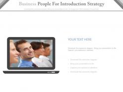 Business people for introduction strategy powerpoint slides