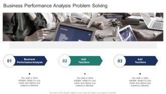 Business Performance Analysis Problem Solving In Powerpoint And Google Slides Cpb