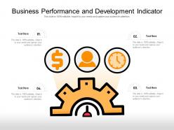 Business performance and development indicator