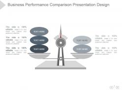 Business Performance Comparison Presentation Design