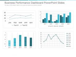 Business performance dashboard powerpoint slides
