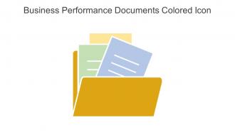 Business Performance Documents Colored Icon In Powerpoint Pptx Png And Editable Eps Format