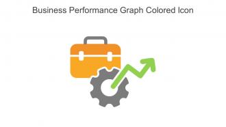 Business Performance Graph Colored Icon In Powerpoint Pptx Png And Editable Eps Format