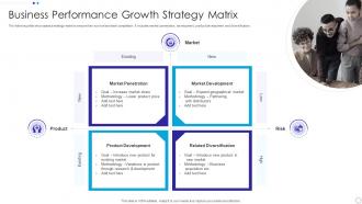 Business Performance Growth Strategy Matrix