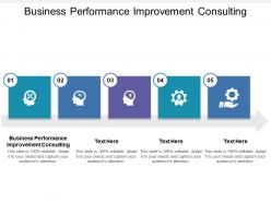 Business performance improvement consulting ppt powerpoint presentation file model cpb
