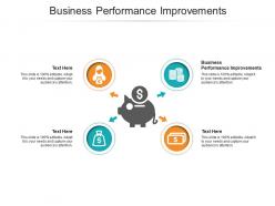 Business performance improvements ppt powerpoint presentation summary portrait cpb