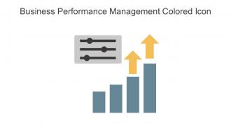 Business Performance Management Colored Icon In Powerpoint Pptx Png And Editable Eps Format