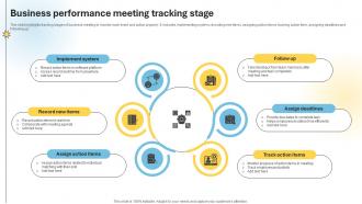 Business Performance Meeting Tracking Stage