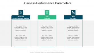 Business Performance Parameters In Powerpoint And Google Slides Cpb