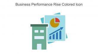 Business Performance Rise Colored Icon In Powerpoint Pptx Png And Editable Eps Format