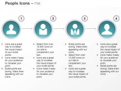 Business person manager and team ppt icons graphics