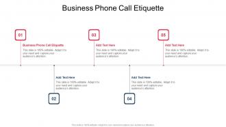 Business Phone Call Etiquette In Powerpoint And Google Slides Cpb