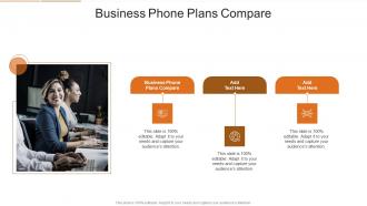 Business Phone Plans Compare In Powerpoint And Google Slides Cpb