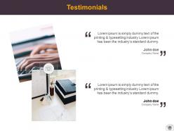 Business photography proposal template powerpoint presentation slides