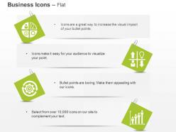 Business pie chart process control bar graph ppt icons graphics