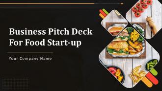 Business pitch deck for food start up powerpoint presentation slides