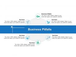 Business pitfalls ppt powerpoint presentation show icon cpb