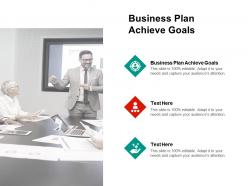 Business plan achieve goals ppt powerpoint presentation professional graphic tips cpb