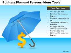 Business plan and forecast ideas tools powerpoint slides and ppt templates db