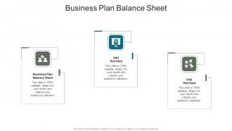 Business Plan Balance Sheet In Powerpoint And Google Slides Cpb