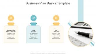 Business Plan Basics Template In Powerpoint And Google Slides Cpb