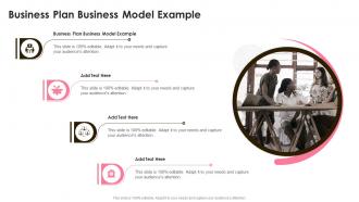 Business Plan Business Model Example In Powerpoint And Google Slides Cpb