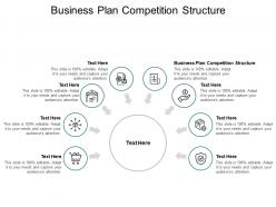 Business plan competition structure ppt powerpoint presentation icon deck cpb