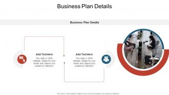 Business Plan Details In Powerpoint And Google Slides Cpb