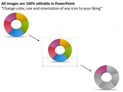 Business plan diagram 5 circular key factors of process powerpoint slides