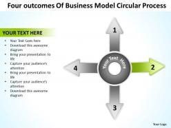 Business plan diagram model circular process powerpoint templates ppt backgrounds for slides