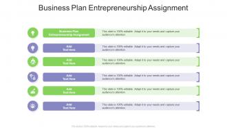 Business Plan Entrepreneurship Assignment In Powerpoint And Google Slides Cpb