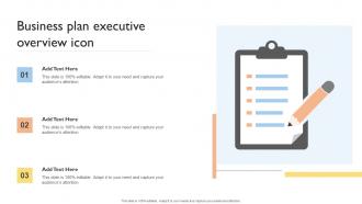 Business Plan Executive Overview Icon