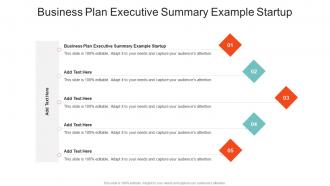 Business Plan Executive Summary Example Startup In Powerpoint And Google Slides Cpb