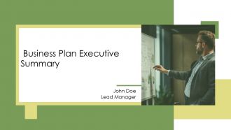 Business Plan Executive Summary PPT Sample AT