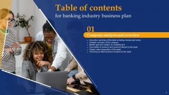 Business Plan For Banking Industry Powerpoint Presentation Slides Template Colorful
