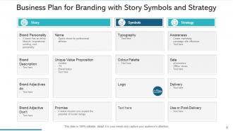 Business Plan For Branding Target Audience Product Social Media Goal