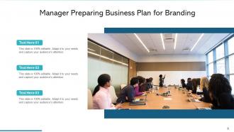 Business Plan For Branding Target Audience Product Social Media Goal