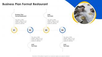 Business Plan Format Restaurant In Powerpoint And Google Slides Cpb