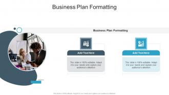 Business Plan Formatting In Powerpoint And Google Slides Cpb