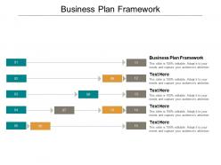 Business plan framework ppt powerpoint presentation gallery background designs cpb